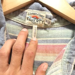 Men’s casual button up by Faherty